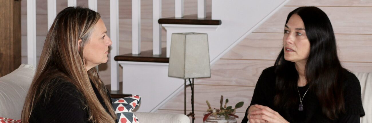 Lori and Denise Two women in a coaching session