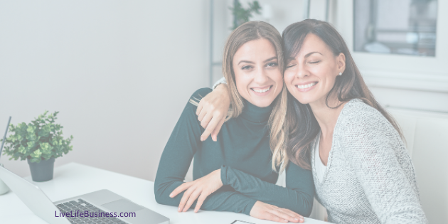 National Make a Friend Day LLBC Blog (Facebook Cover) Two women at work