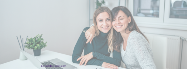 National Make a Friend Day LLBC Blog (Facebook Cover) Two women at work